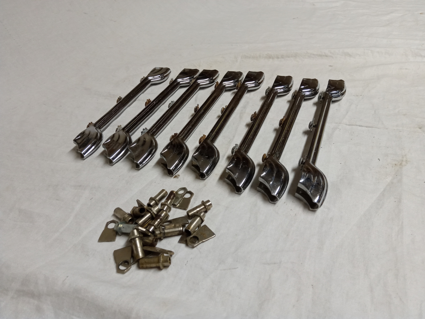 8 x Premier 1960s Bass Drum Lugs Drumattic