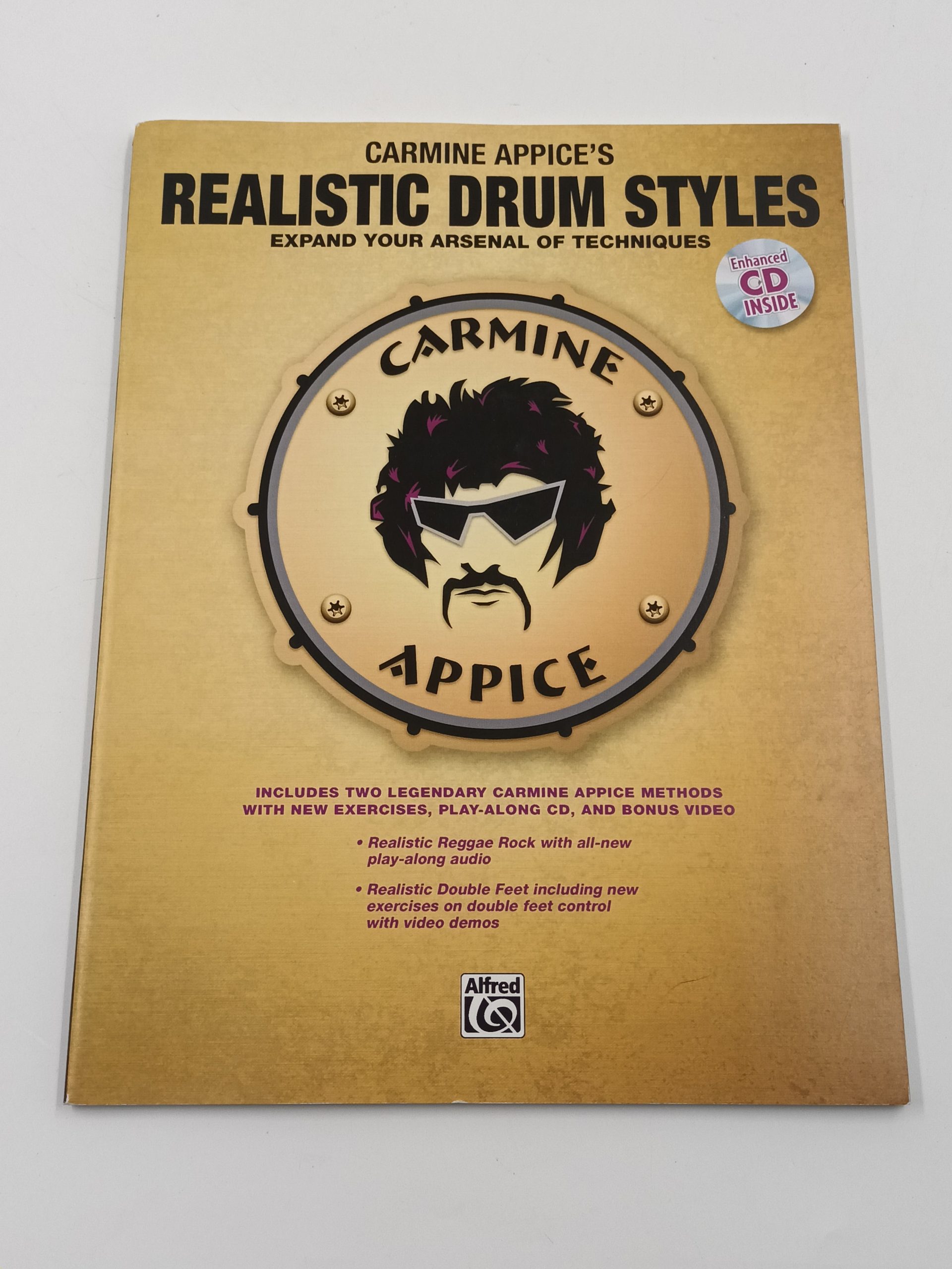 Carmine Appice - Realistic Drum Styles - Book - Drumattic