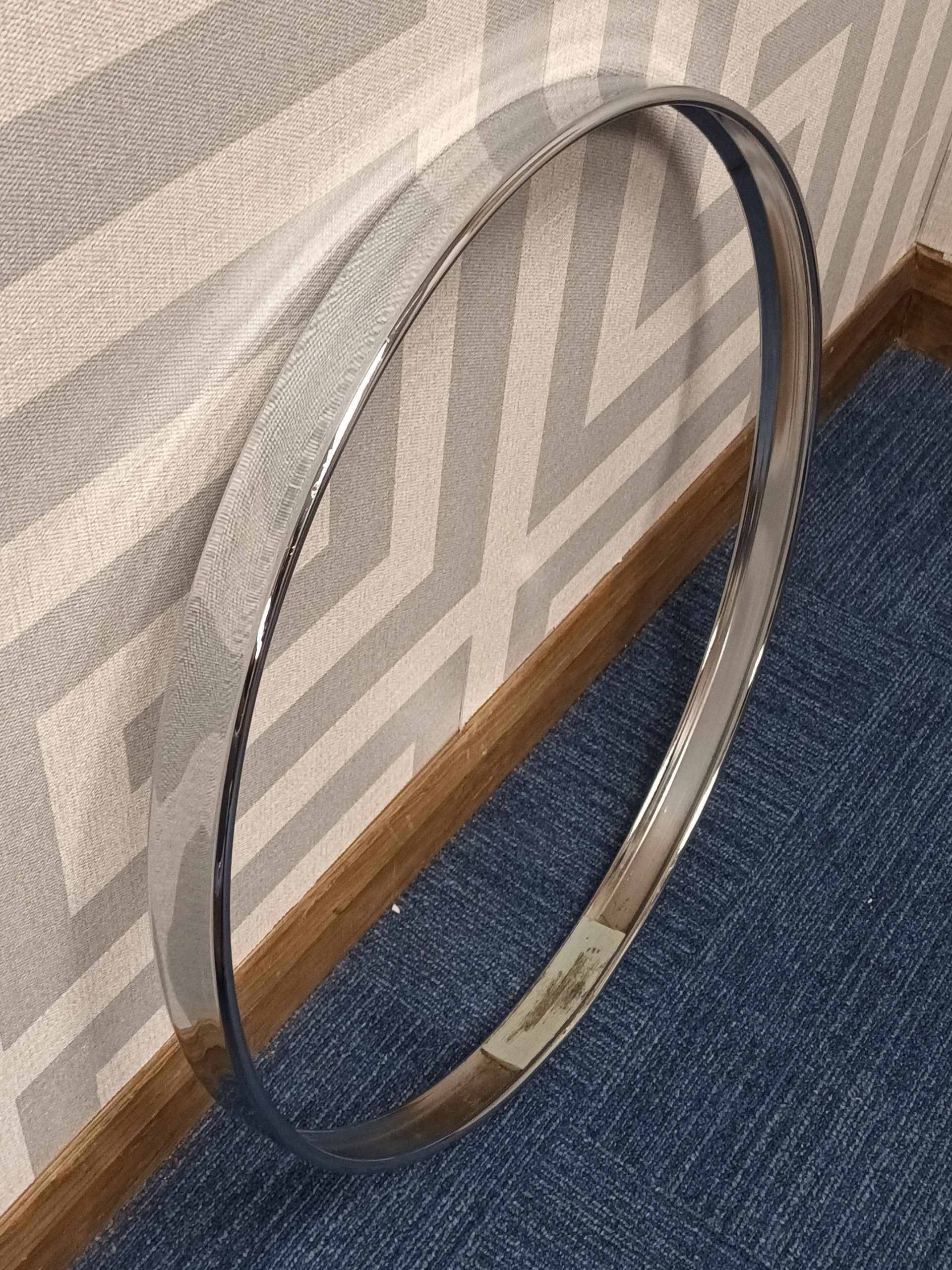 Vintage Sonor Ferro Manganese 1970s Bass Drum Hoop – 22″