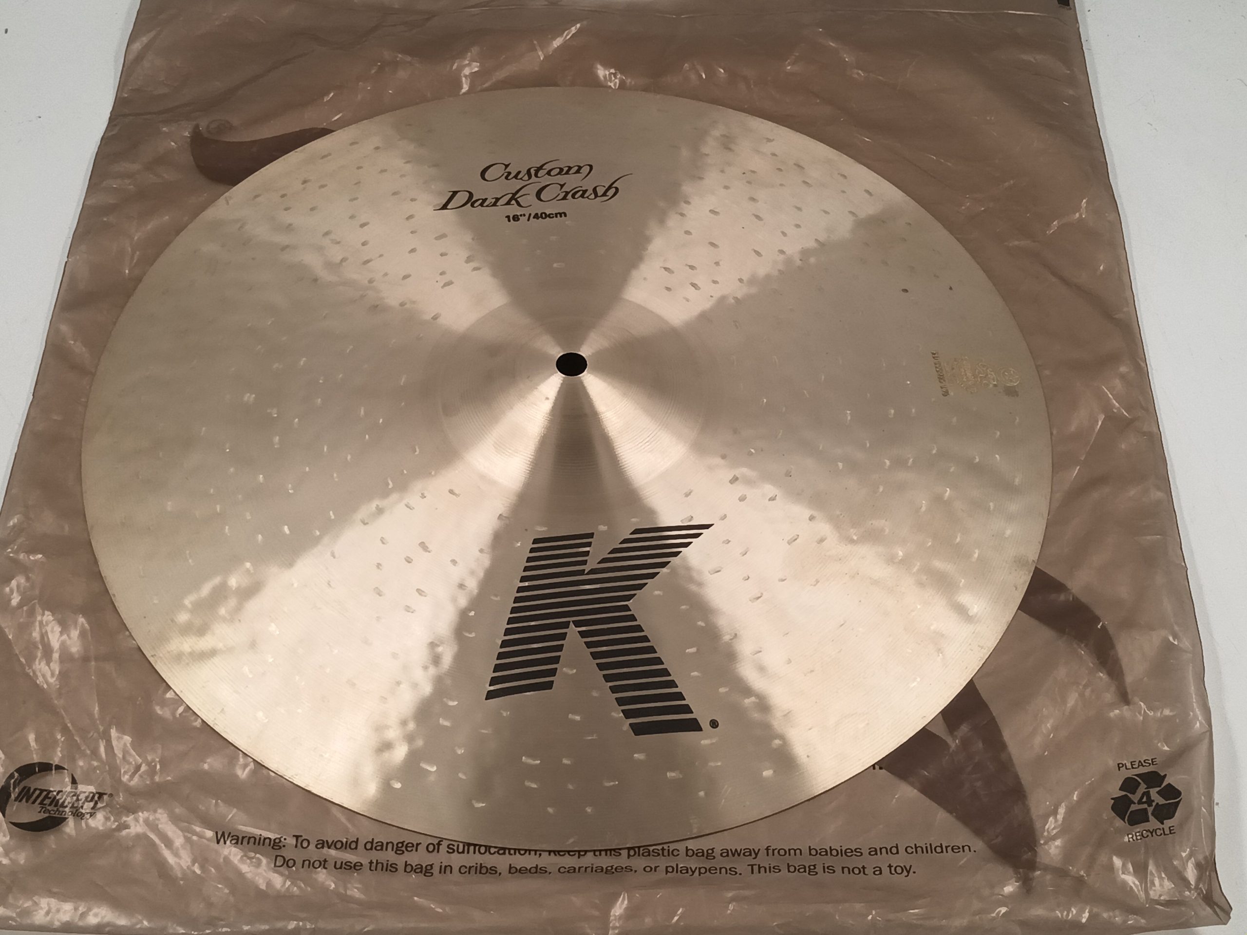 Zildjian K Custom 16″ Dark Crash Cymbal
