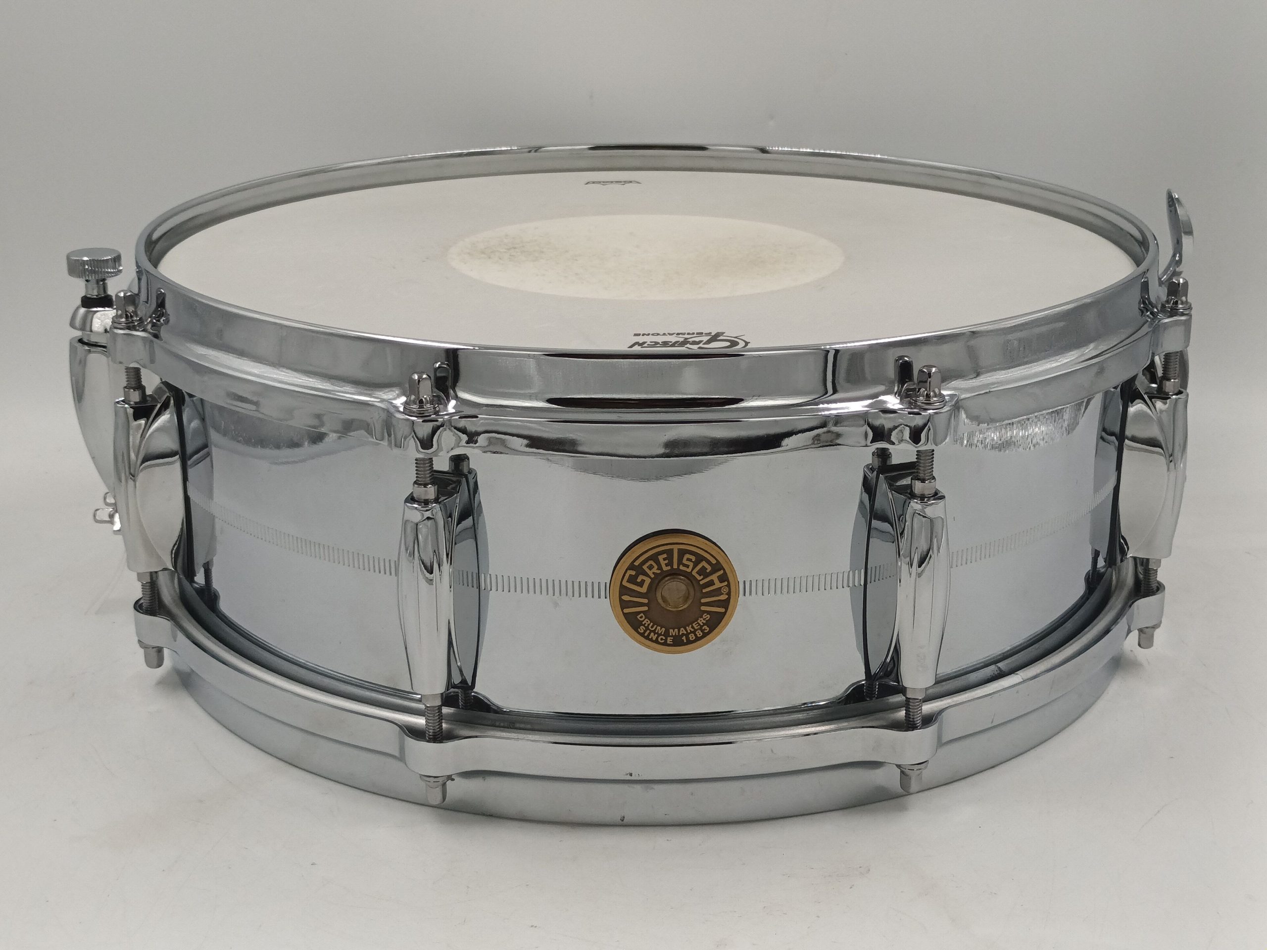Gretsch 14″ x 5″ Chrome Over Brass Snare Drum
